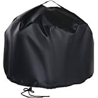 Onlyme Round Gas Fire Pit Cover 20 pulgadas Impermeable Oxford Fabric Fire Pit Table Cover para exteriores e interiores…